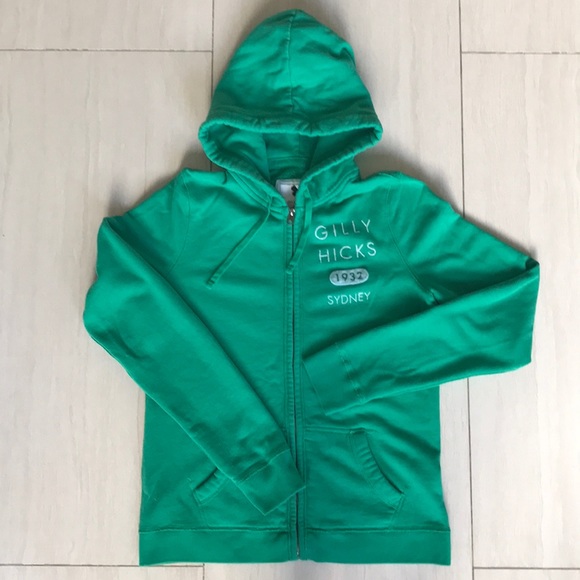Gilly Hicks Tops - Gilly Hicks green hoodie